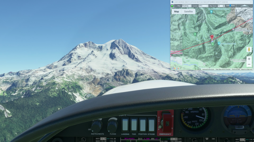 Mt Ranier from Lake George