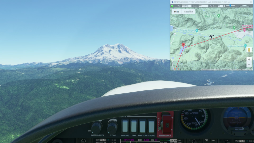 Mt Ranier and Nisqually River