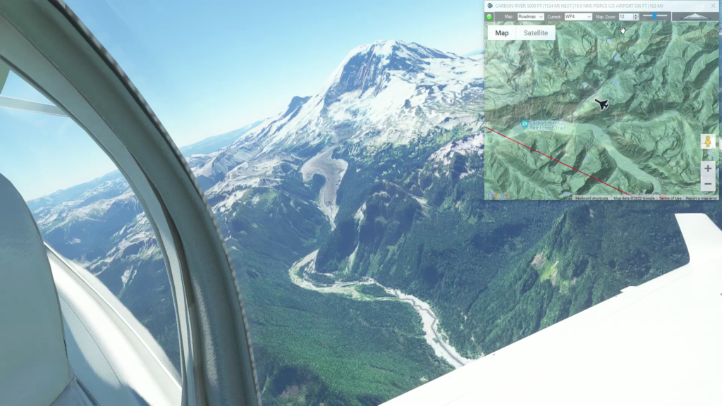 Mt Ranier North Flank and Carbon River