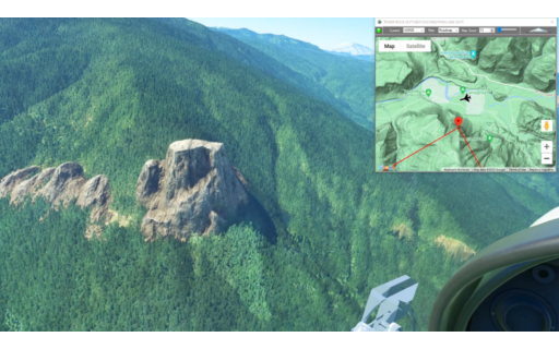 Mt St Helens And Tower Rock