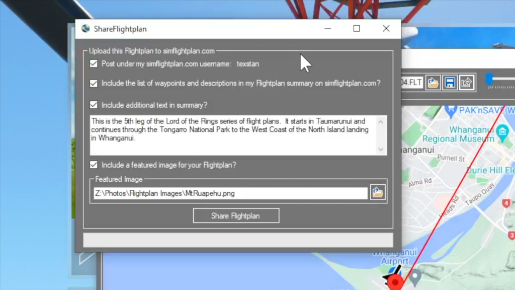 Share Flight Plan