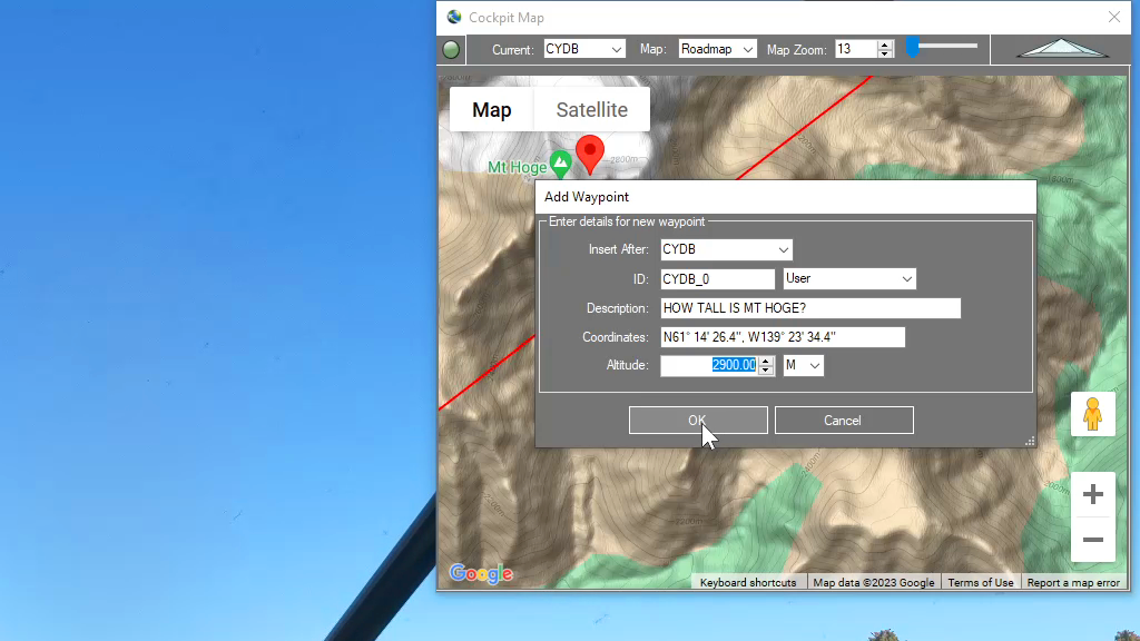 Enter Elevation From Contour Line