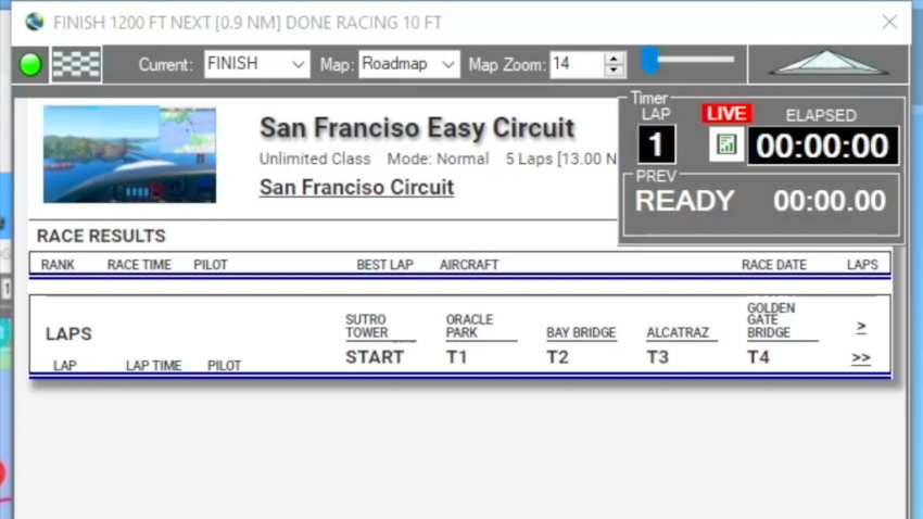 Cockpit Map Live Racing