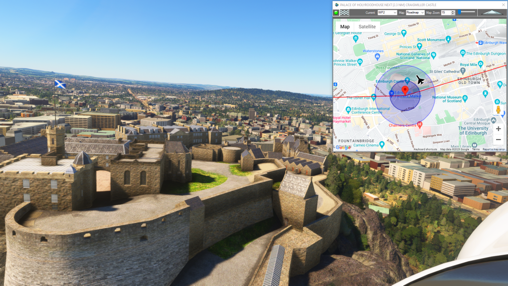 Edinburgh to Yearby Airstrip