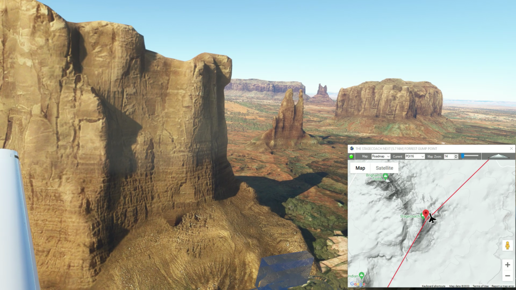 Monument Valley Drone Flight Simflightplan