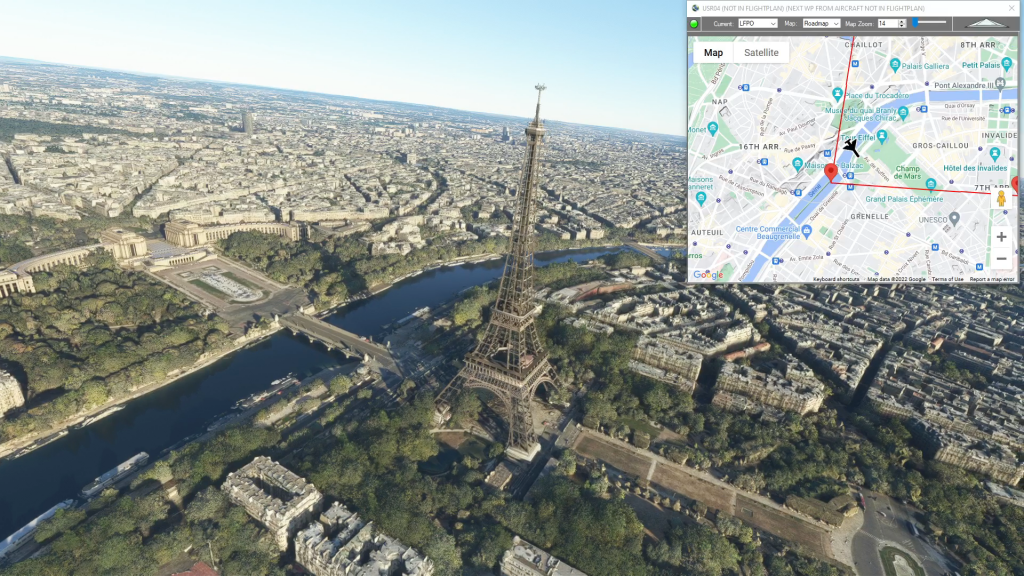 Paris Drone Flight