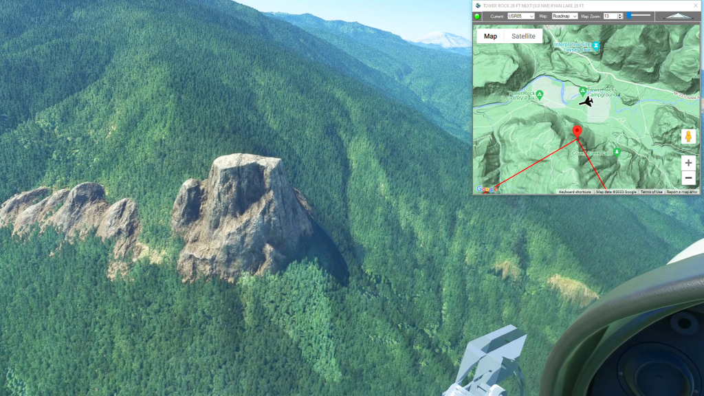 Mt St Helens And Tower Rock