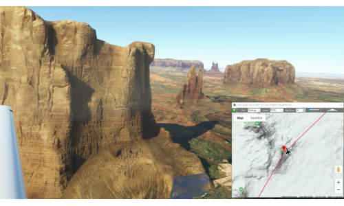 Monument Valley Drone Flight