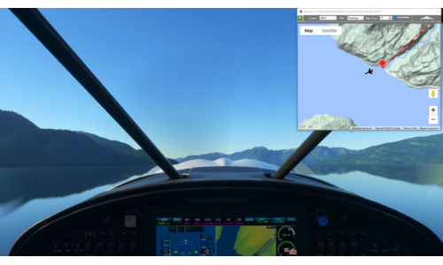 Kincolith Seaplane Base to Stewart (Water Takeoff)