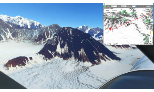 Mt Logan to Burwash (Glacier Takeoff)