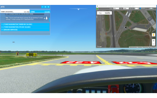 How To Use Satellite View to Assist During Taxi